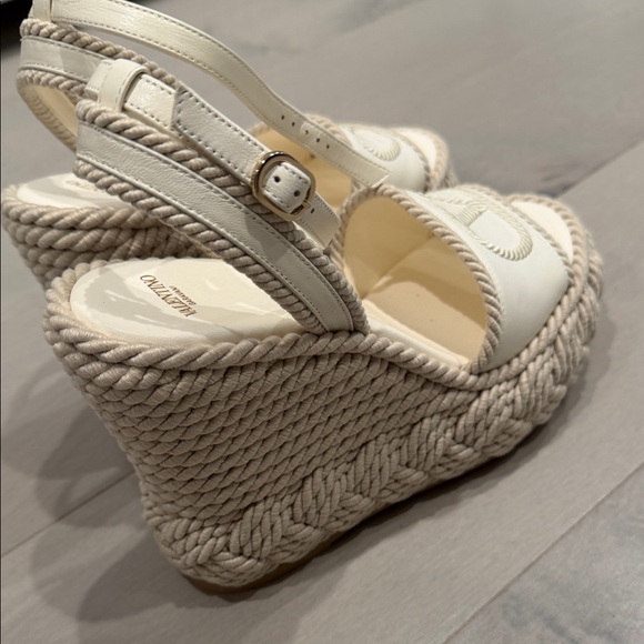 Valentino Cream Espadrille Wedges - Picture 5 of 5